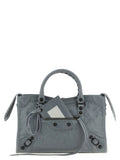 Balenciaga Gray Lamb Leather Handbag