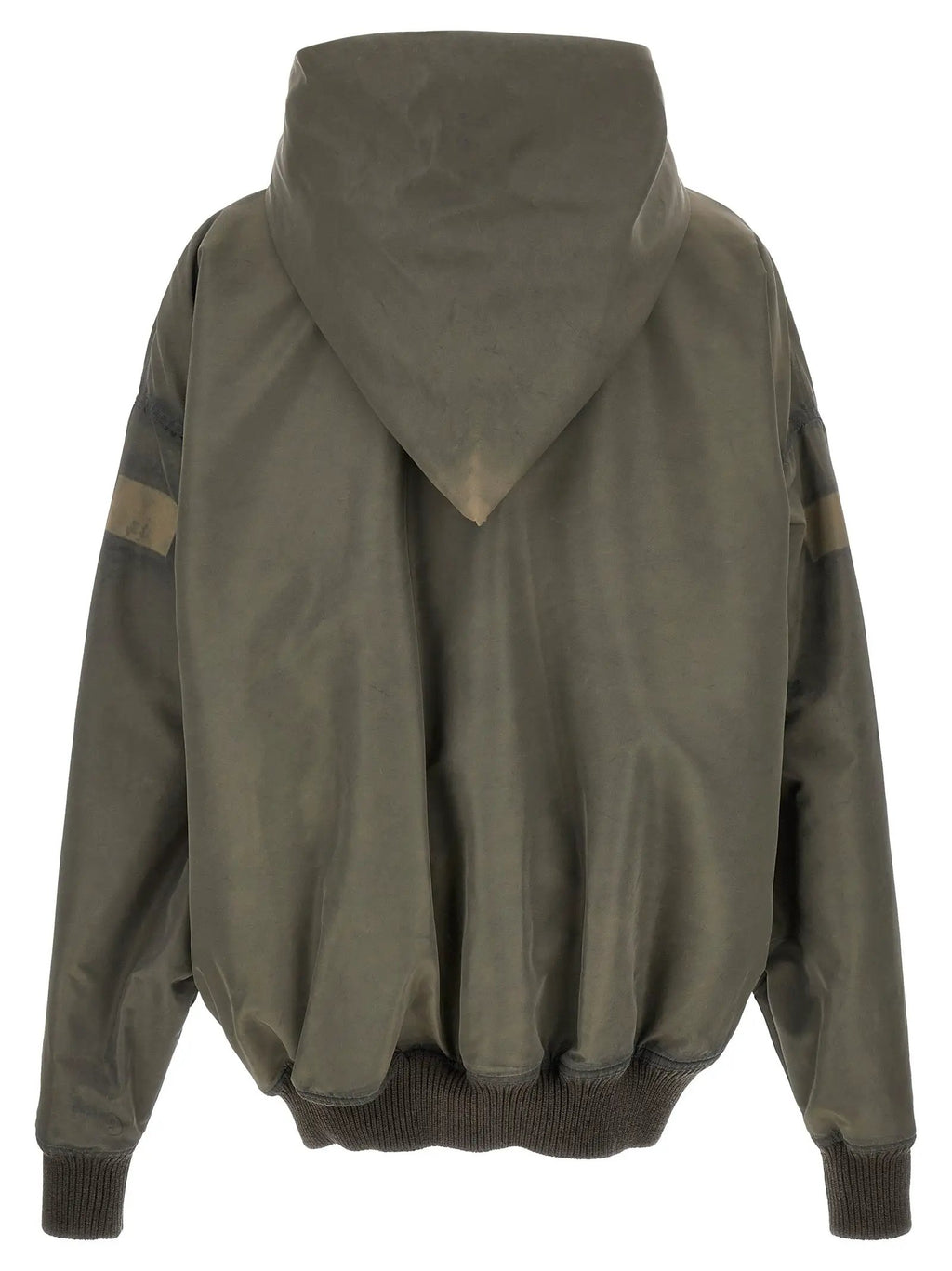 Rick Owens Gray Nylon Shell Jacket