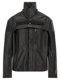 Rick Owens Black Calfskin Leather Jacket