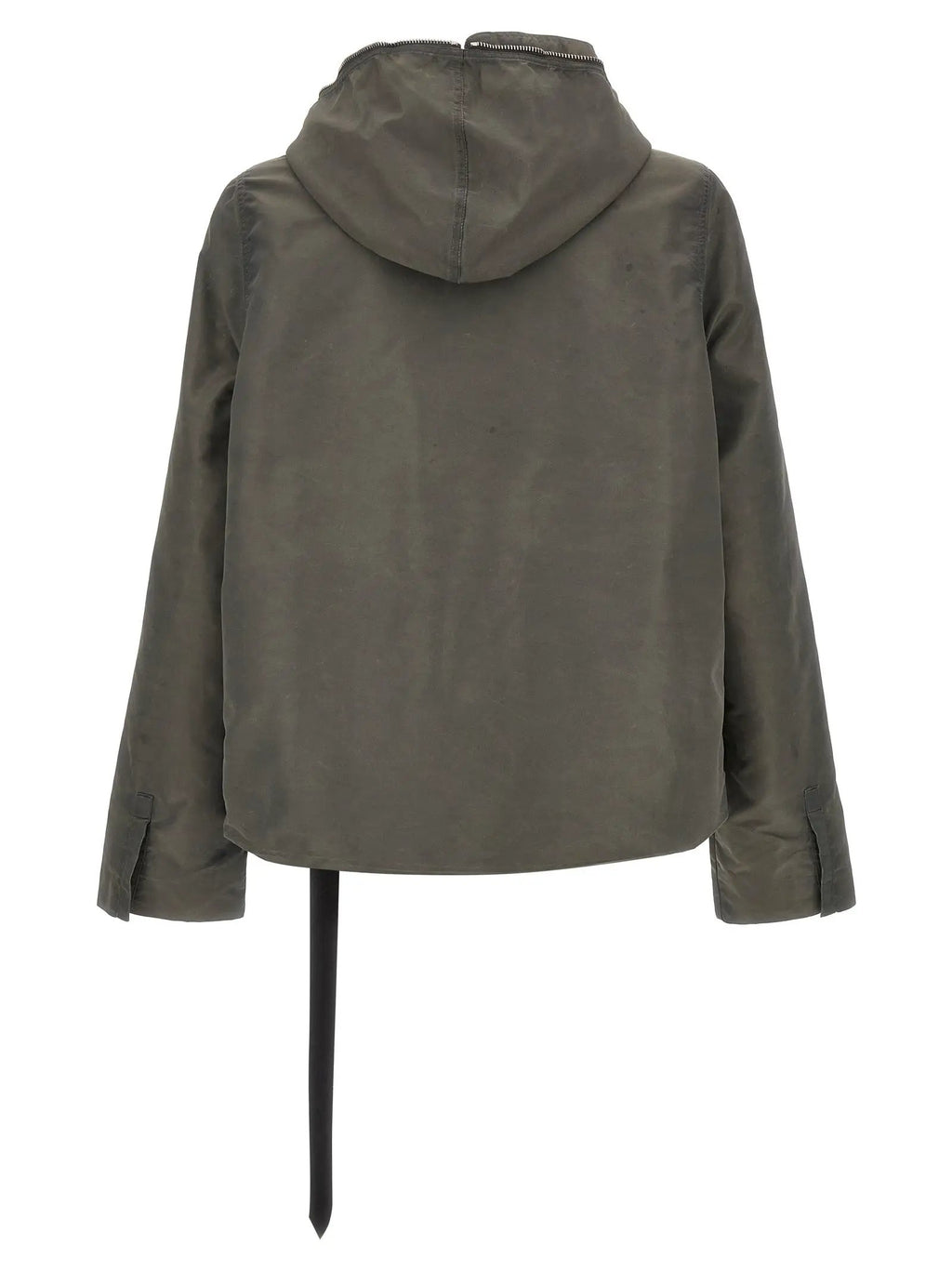 DRKSHDW Gray Nylon Full-Length Jacket