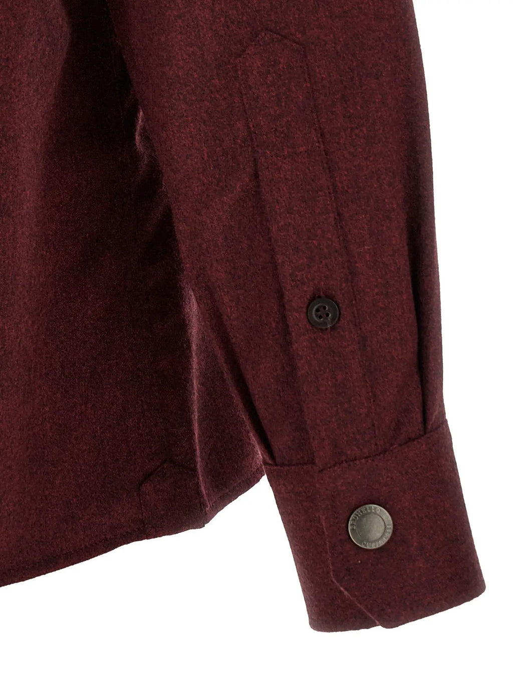 Brunello Cucinelli Bordeaux Virgin Wool Blouse