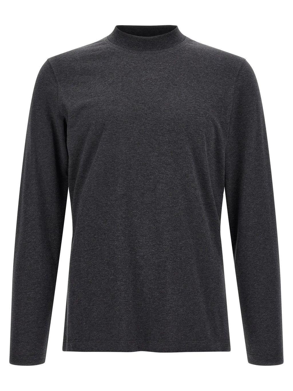 Brunello Cucinelli Gray Cotton T-Shirt