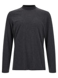 Brunello Cucinelli Gray Cotton T-Shirt