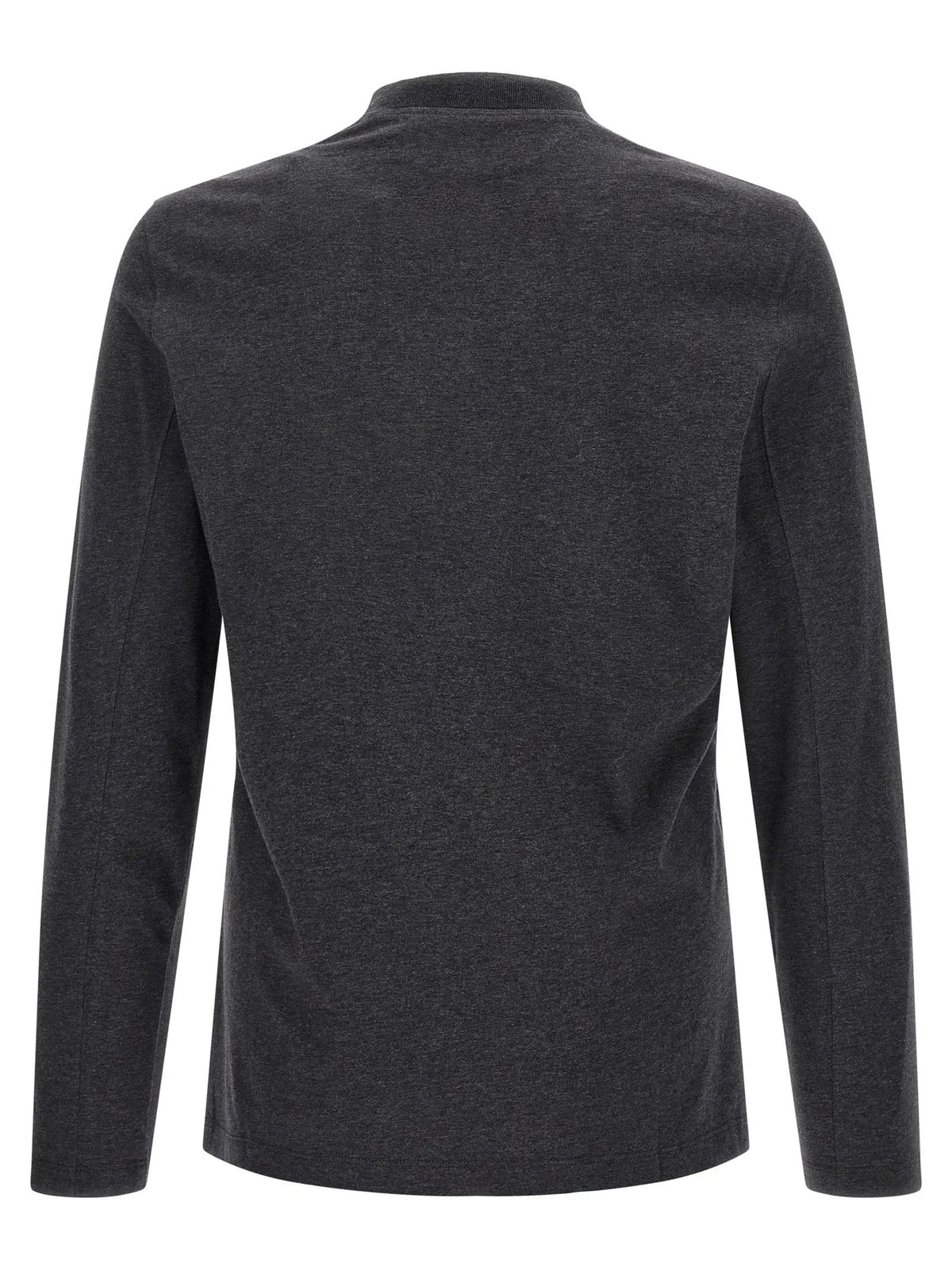 Brunello Cucinelli Gray Cotton T-Shirt