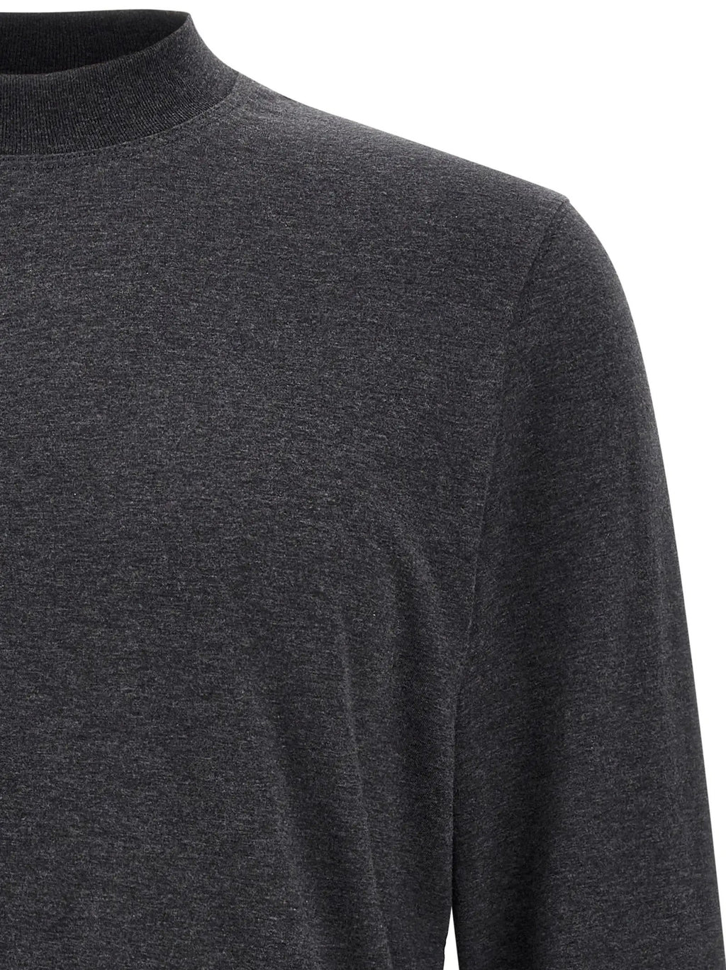 Brunello Cucinelli Gray Cotton T-Shirt