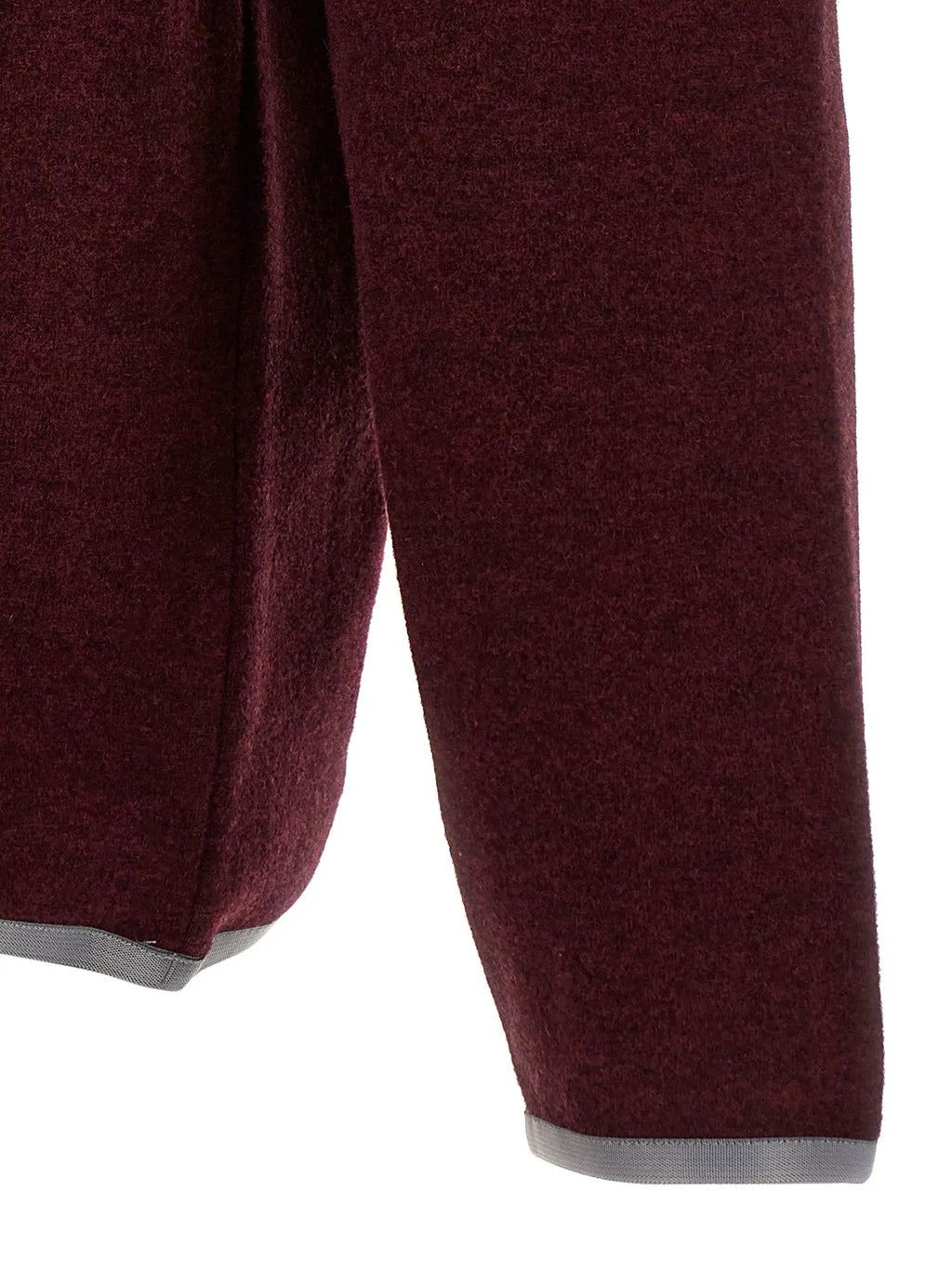Brunello Cucinelli Bordeaux Cashmere Sweatshirt