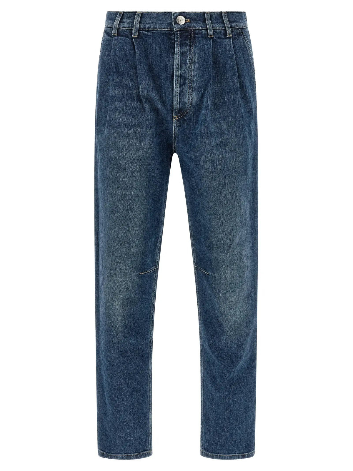 Brunello Cucinelli Blue Cotton Jeans Denim
