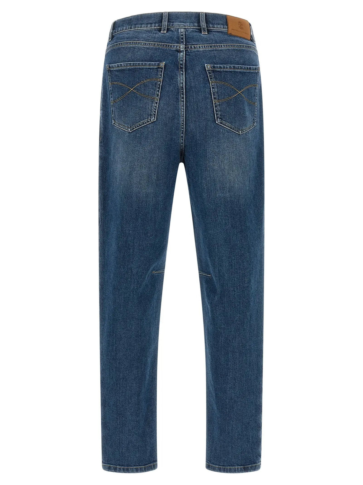 Brunello Cucinelli Blue Cotton Jeans Denim