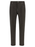 Brunello Cucinelli Gray Virgin Wool Casual Pants
