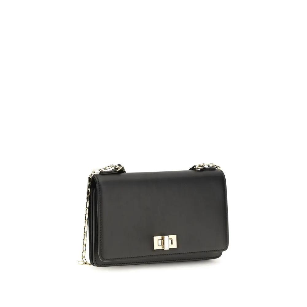 Fendi Black Calf Leather Bos Taurus Wallet