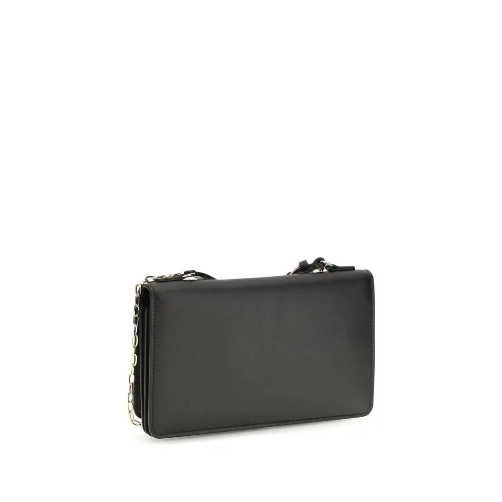 Fendi Black Calf Leather Bos Taurus Wallet