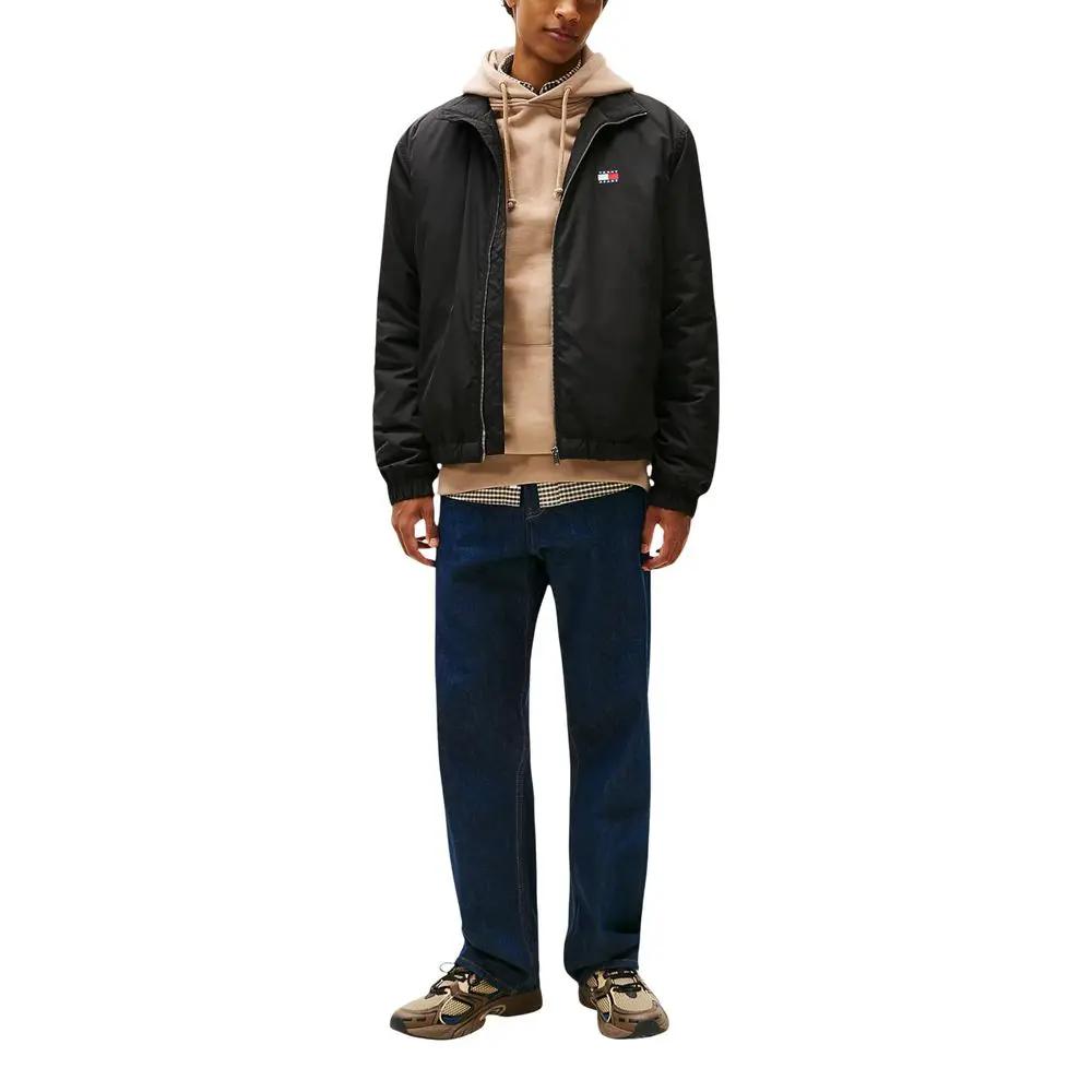 Tommy Hilfiger Jeans Black Recycled Polyester Bomber