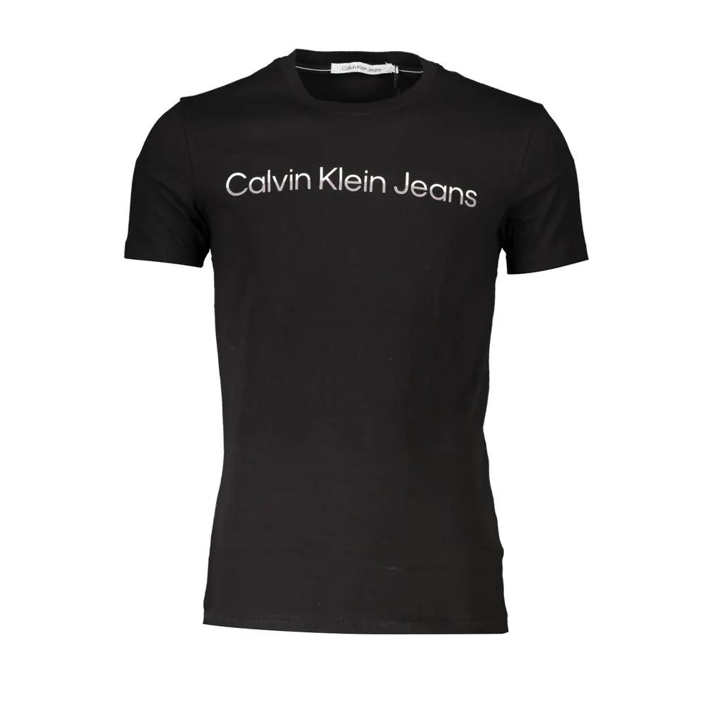 Calvin Klein Calvin Klein Black Cotton Mens Tshirt