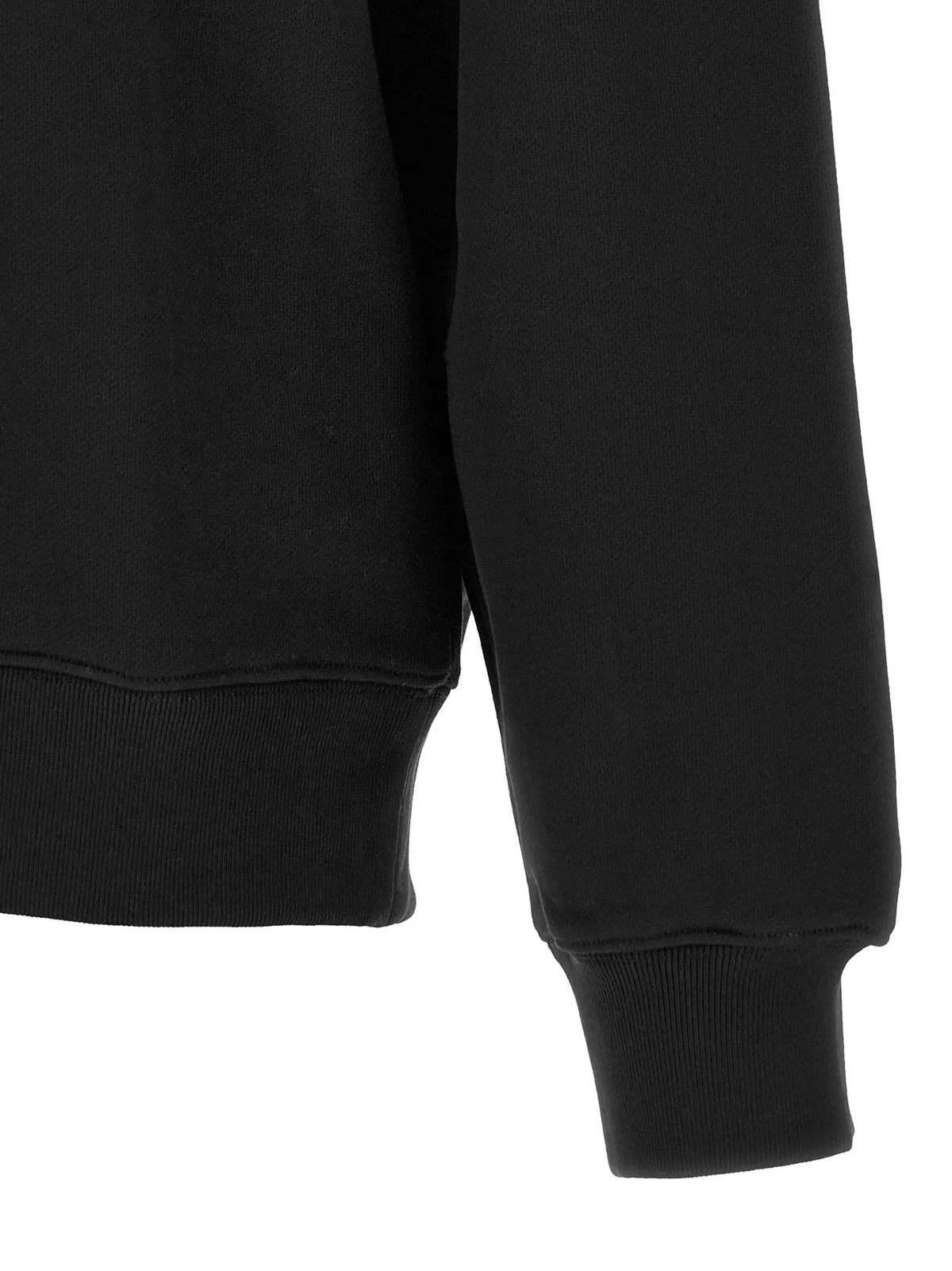 Maison Kitsuné Sweat-shirt en coton noir