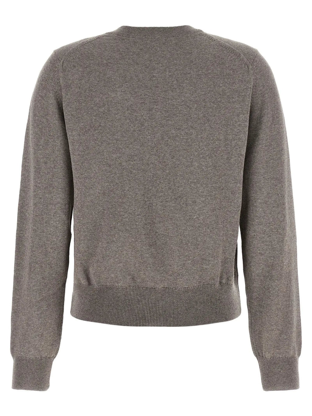 Maison Kitsuné Gray Wool Cardigan