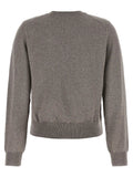 Maison Kitsuné Gray Wool Cardigan