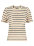 T-shirt Maison Kitsuné en coton biologique beige