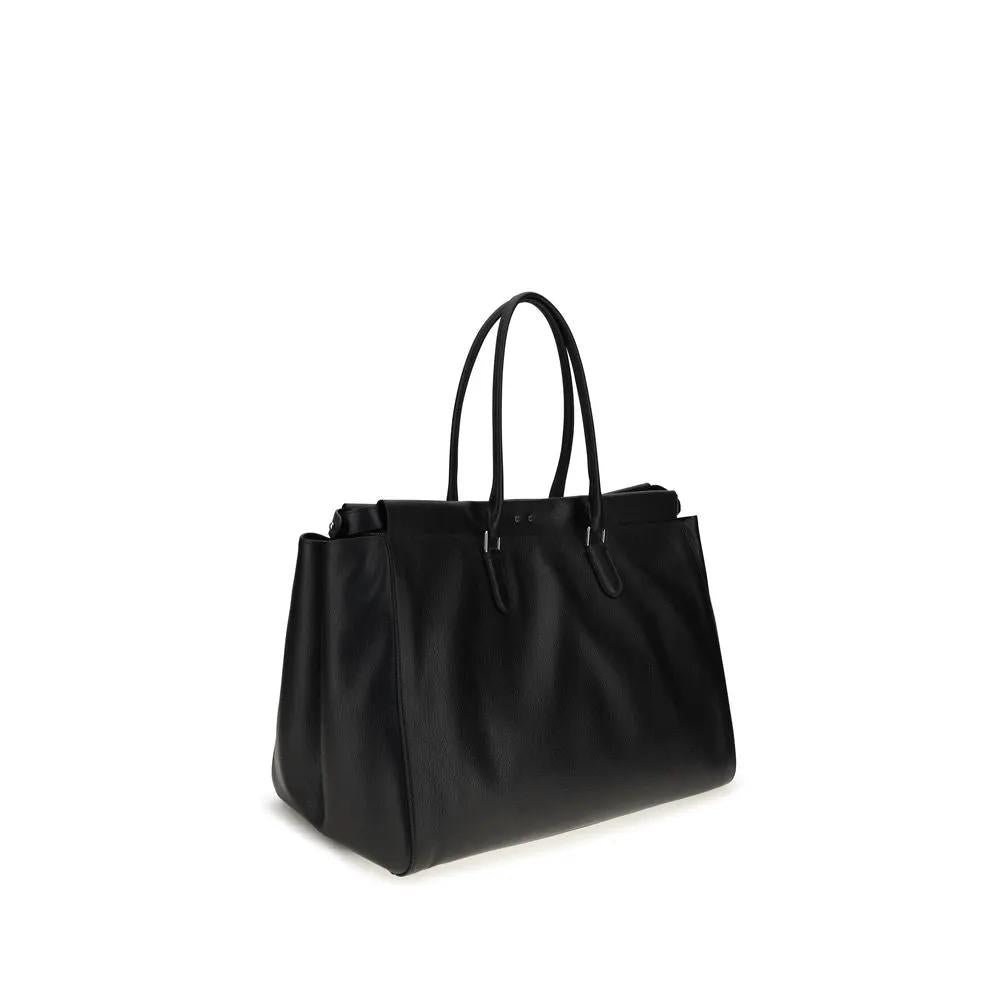 Fendi Black Calf Leather Bos Taurus Shoulder Bag