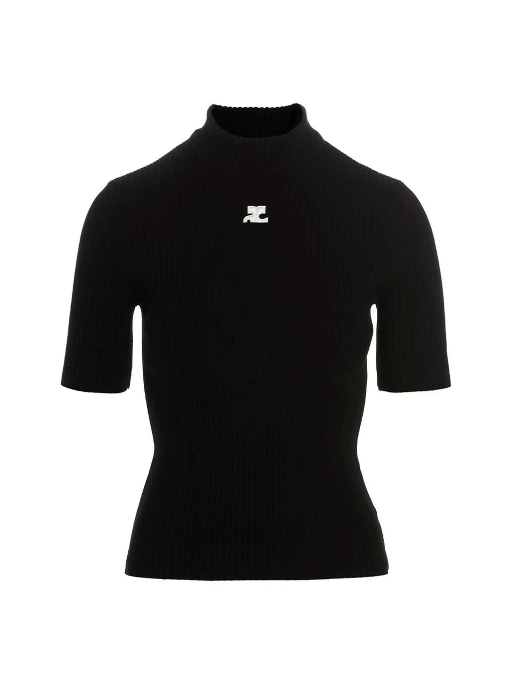 Courrèges Bicolor Viscose Cardigan