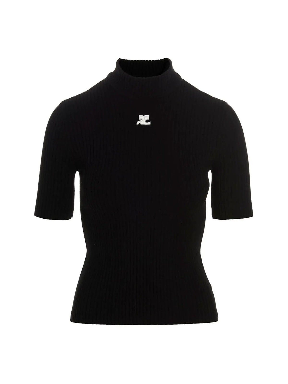 Courrèges Bicolor Viscose Cardigan