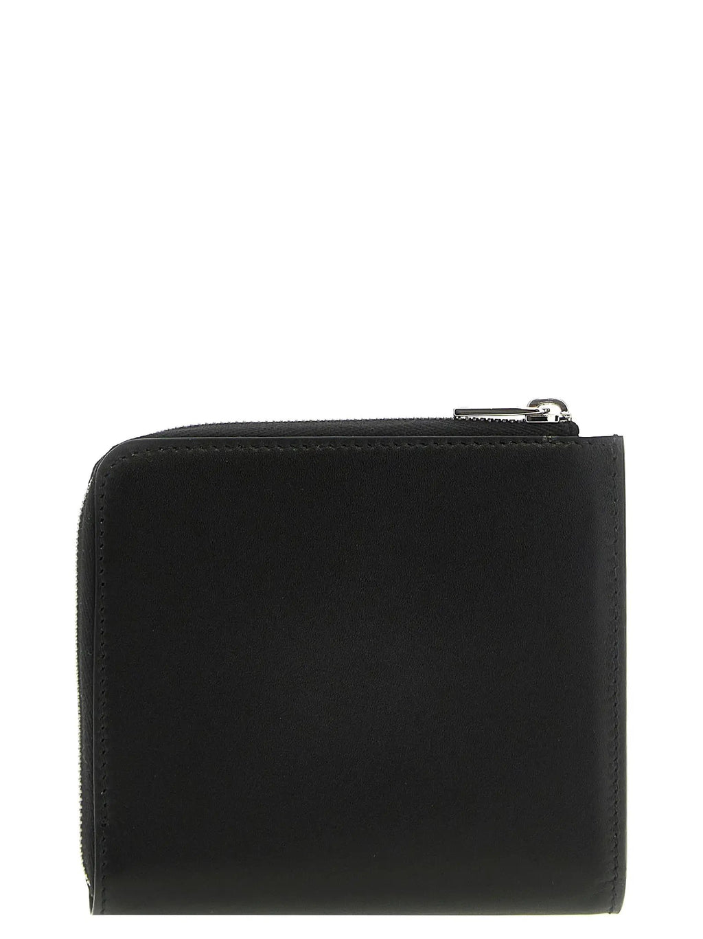 Portefeuille Jil Sander en cuir de veau noir