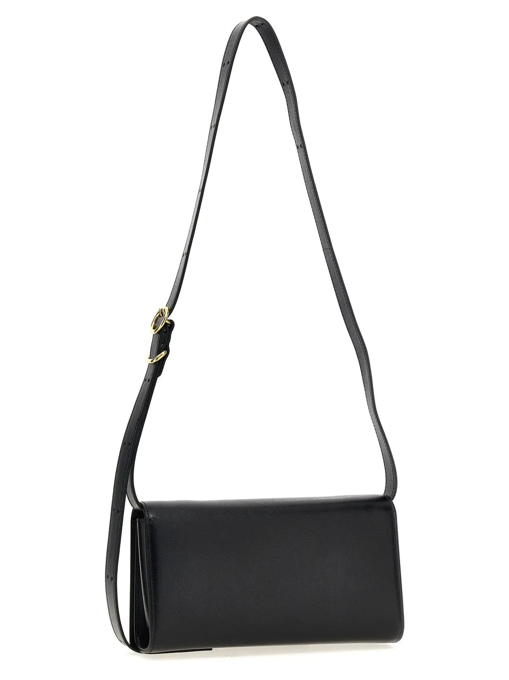 Jil Sander Black Leather Crossbody Bag