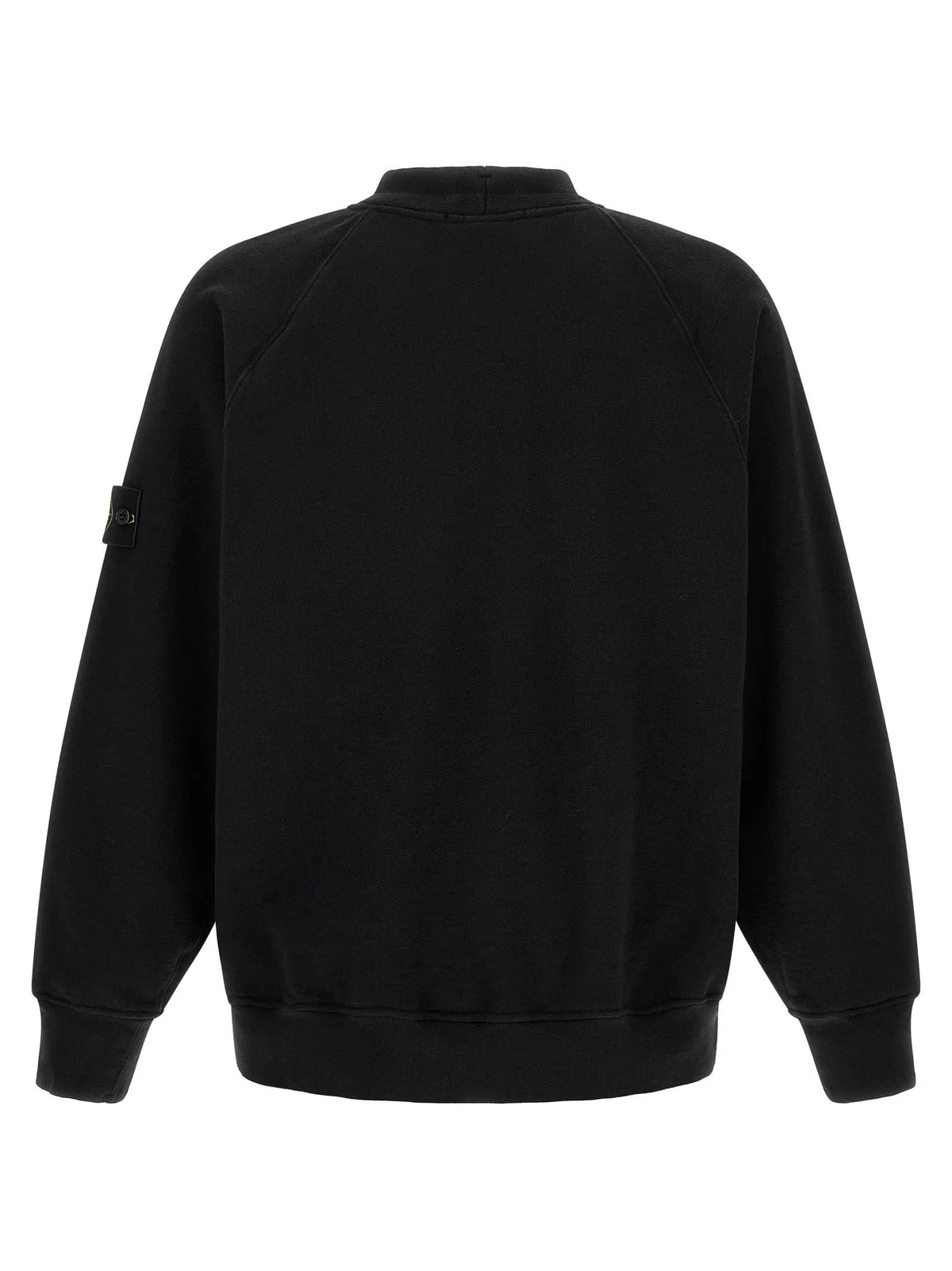 Stone Island Black Cotton Sweatshirt