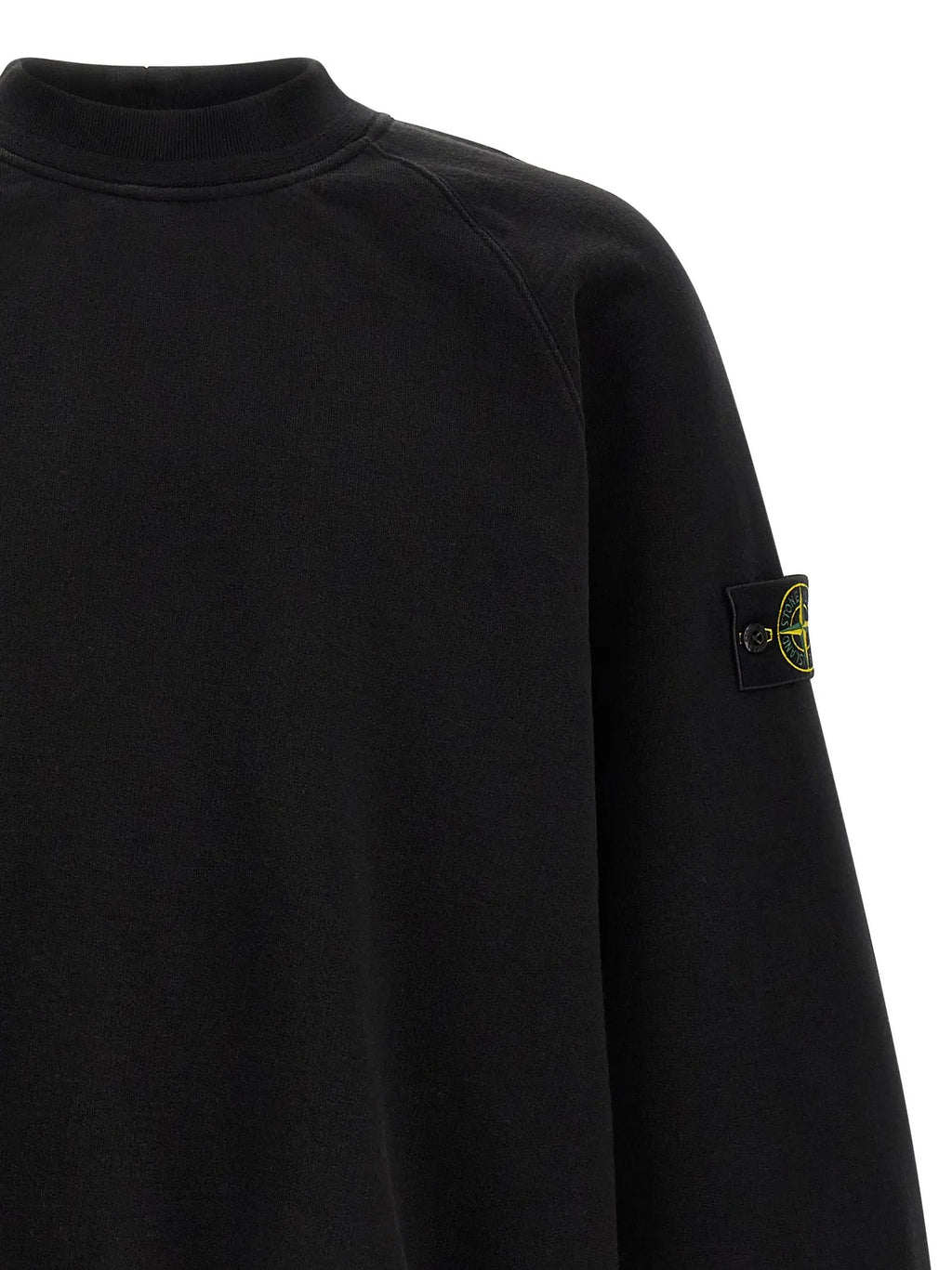 Stone Island Black Cotton Sweatshirt