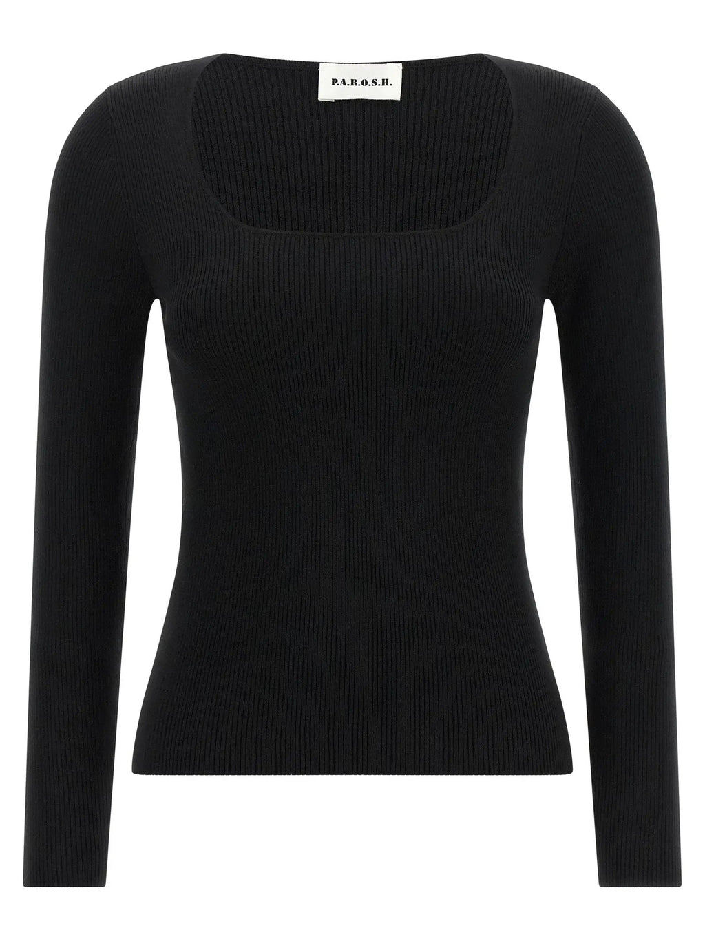 P.A.R.O.S.H. Black Wool Cardigan