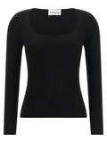 P.A.R.O.S.H. Black Wool Cardigan