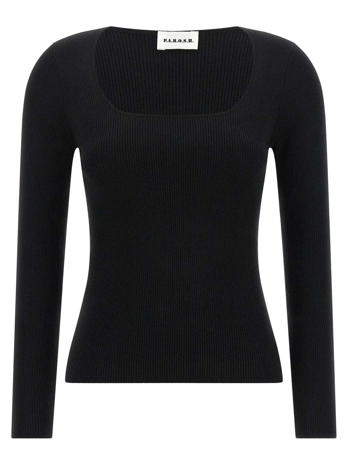 P.A.R.O.S.H. Black Wool Cardigan