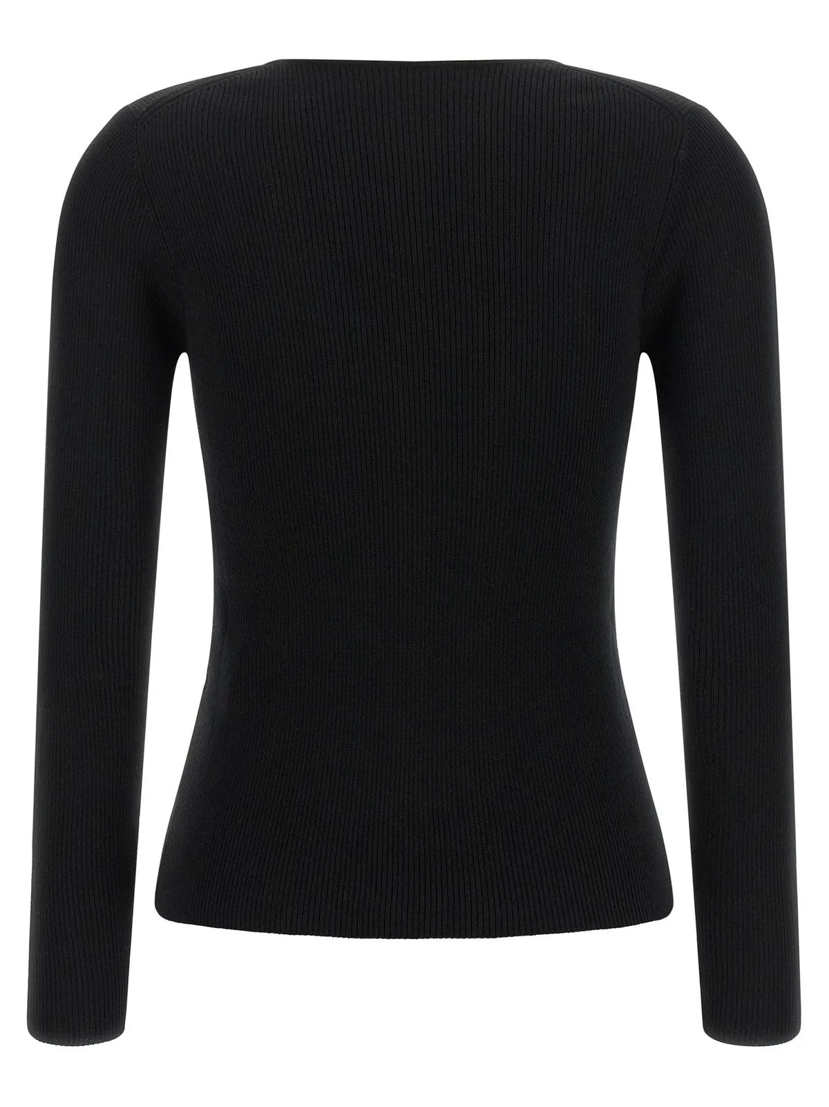 P.A.R.O.S.H. Black Wool Cardigan