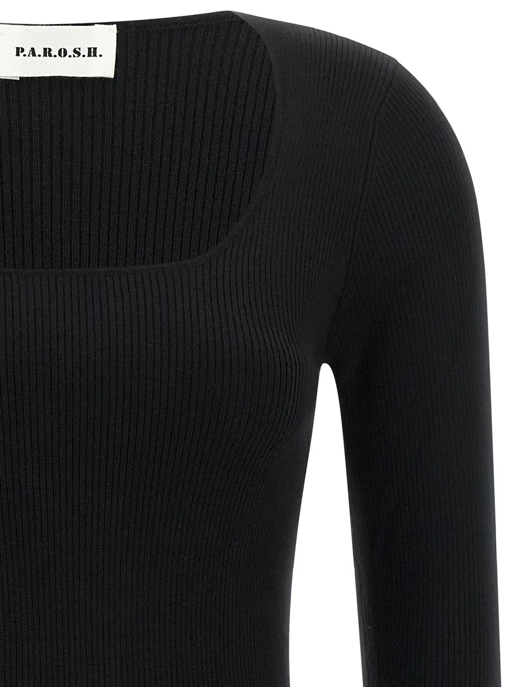 P.A.R.O.S.H. Black Wool Cardigan