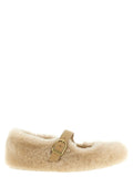 Ballerines Birkenstock en cuir beige
