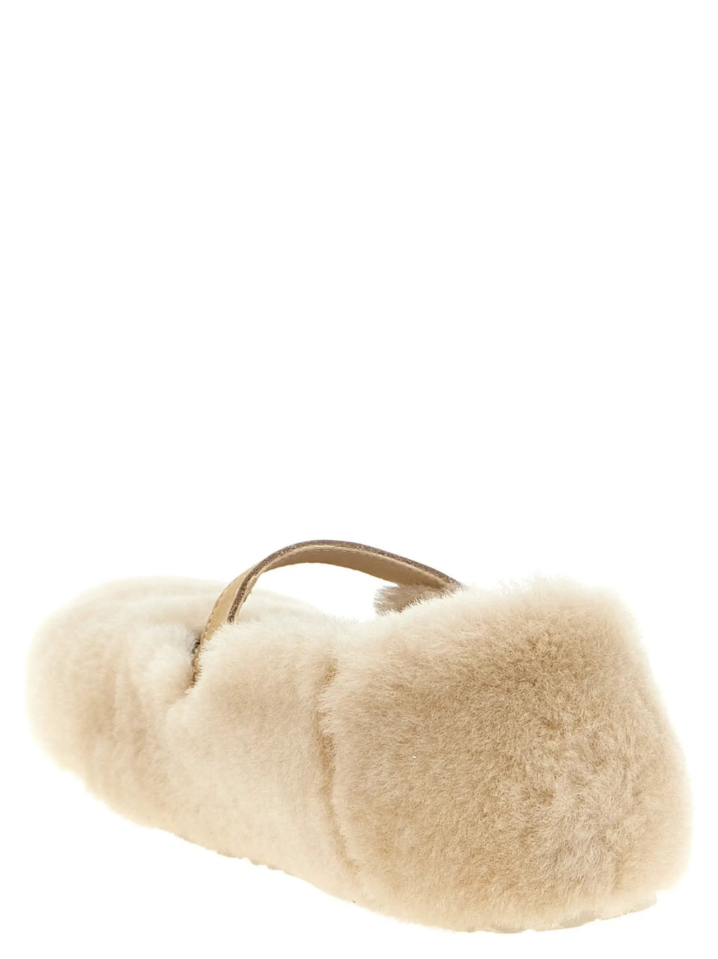 Ballerines Birkenstock en cuir beige
