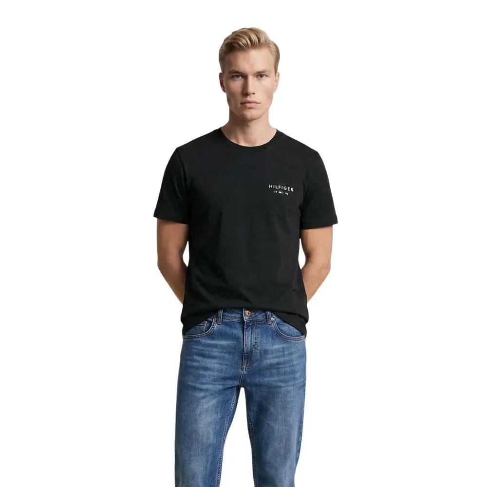 T-shirt Tommy Hilfiger Jeans en coton noir