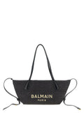 Sac fourre-tout Balmain en polyamide noir