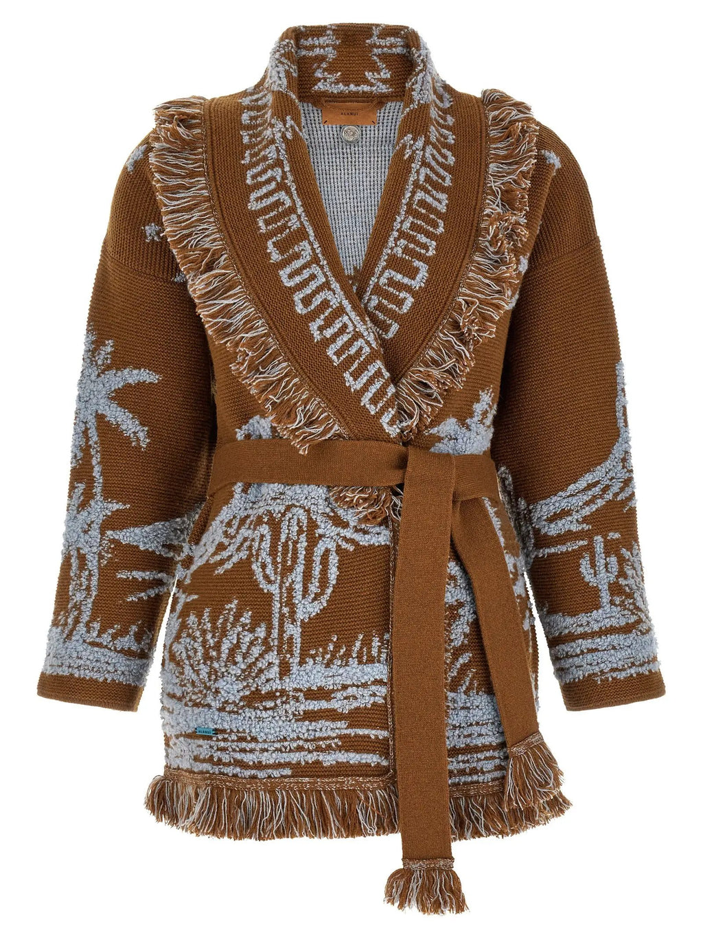 Alanui Brown Cashmere Cardigan