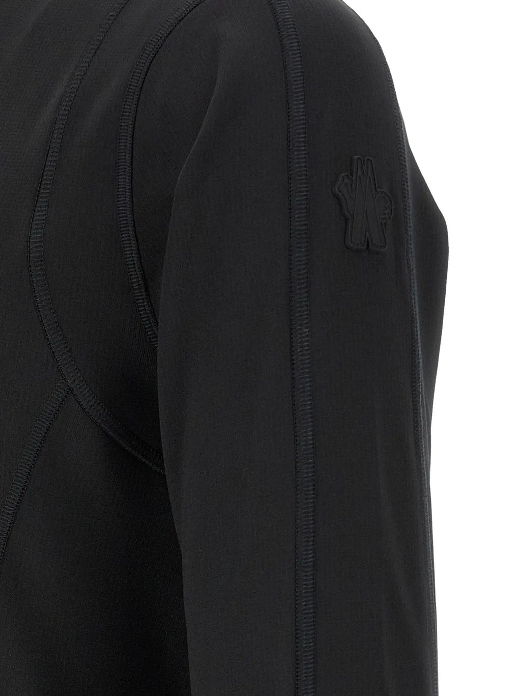 Moncler Grenoble Black Polyamide Sweatshirt