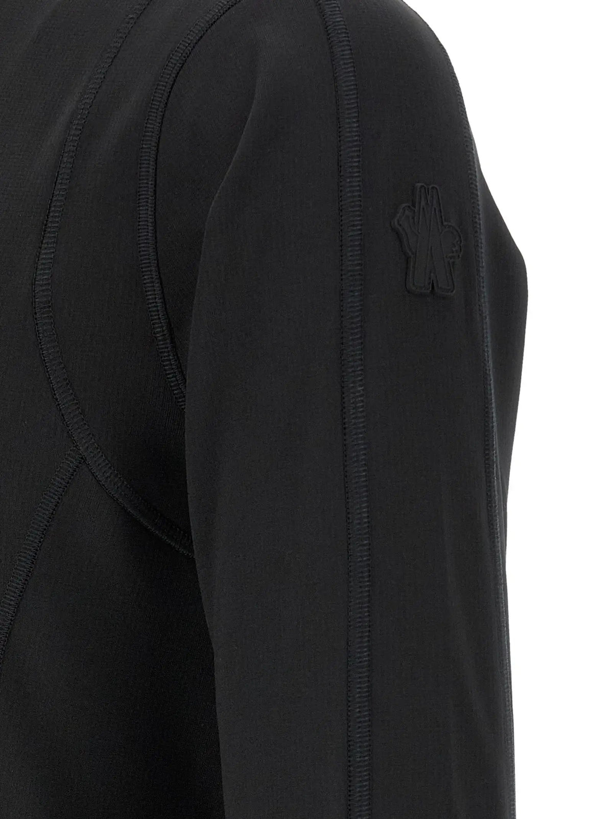 Moncler Grenoble Black Polyamide Sweatshirt