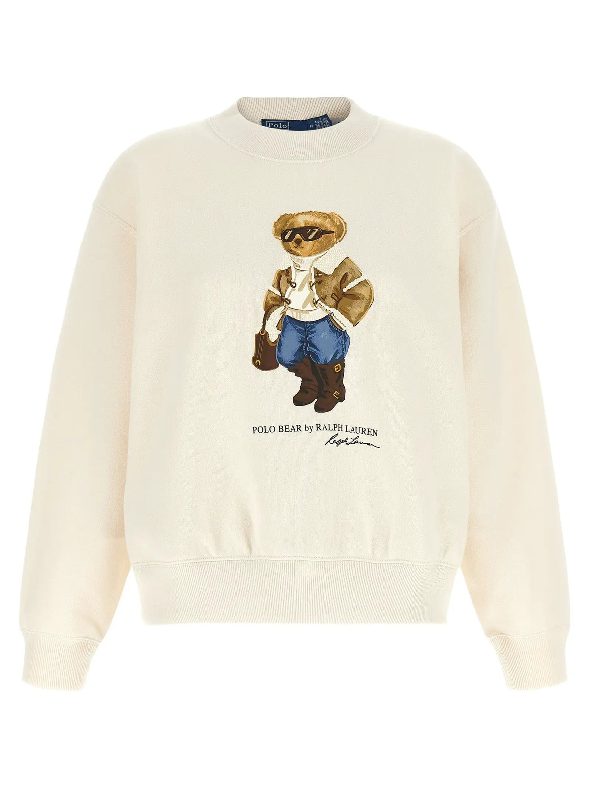 Polo Ralph Lauren Sweat-shirt en coton blanc