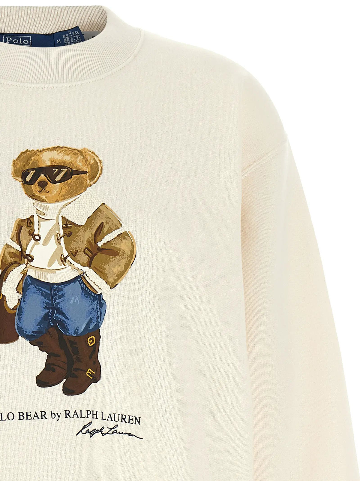 Polo Ralph Lauren Sweat-shirt en coton blanc