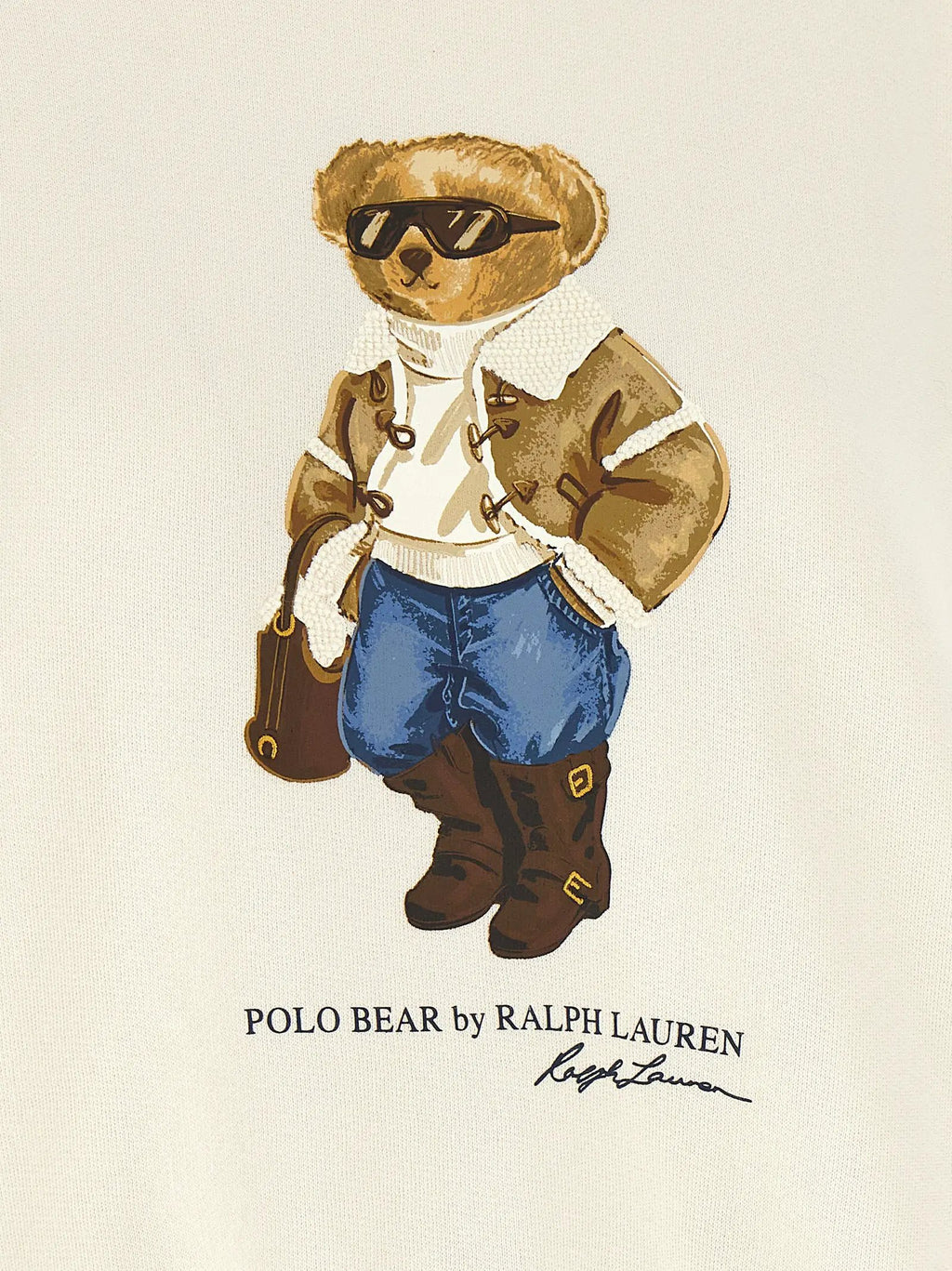 Polo Ralph Lauren Sweat-shirt en coton blanc