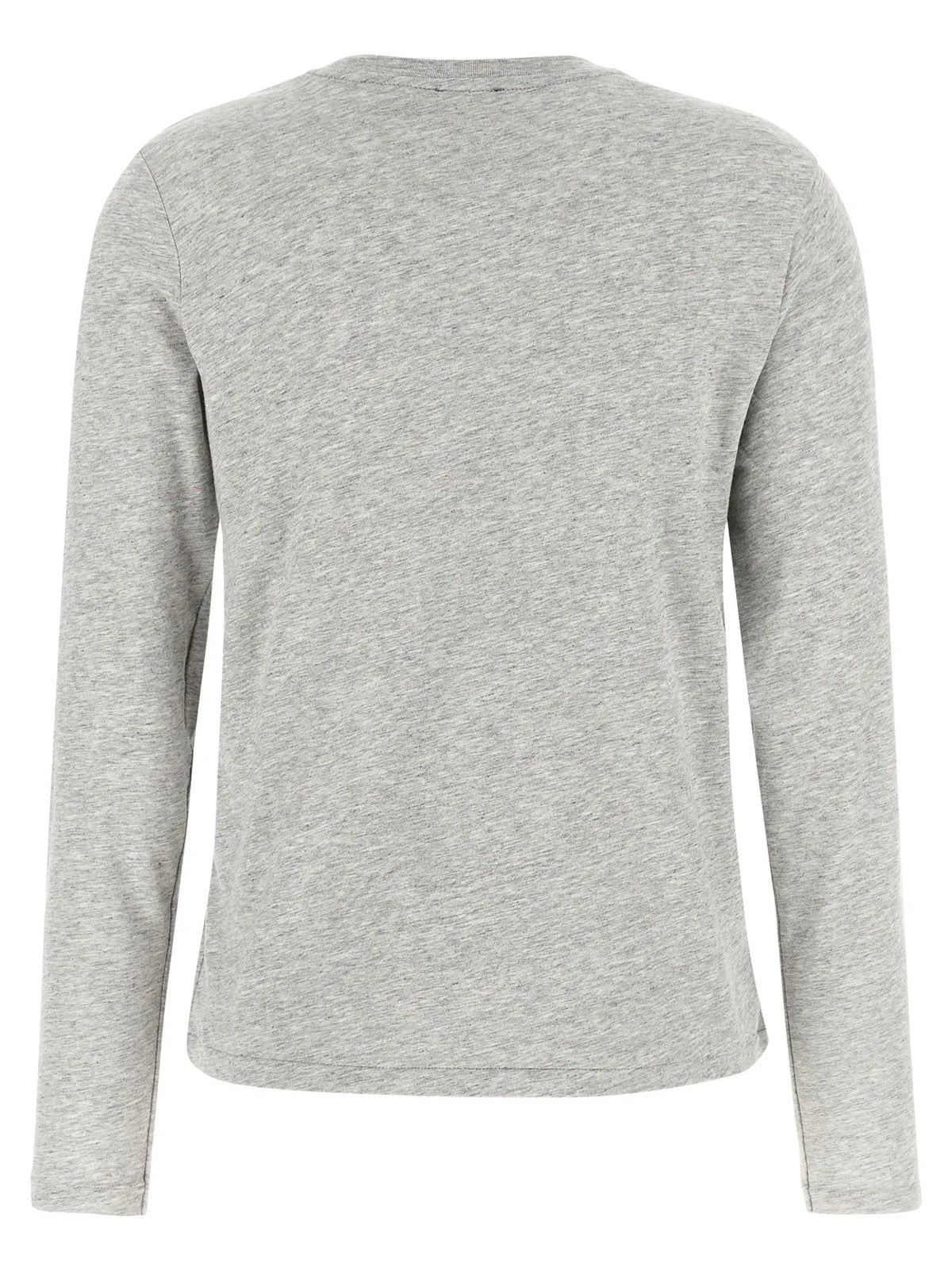 T-shirt à manches longues en coton gris Polo Ralph Lauren