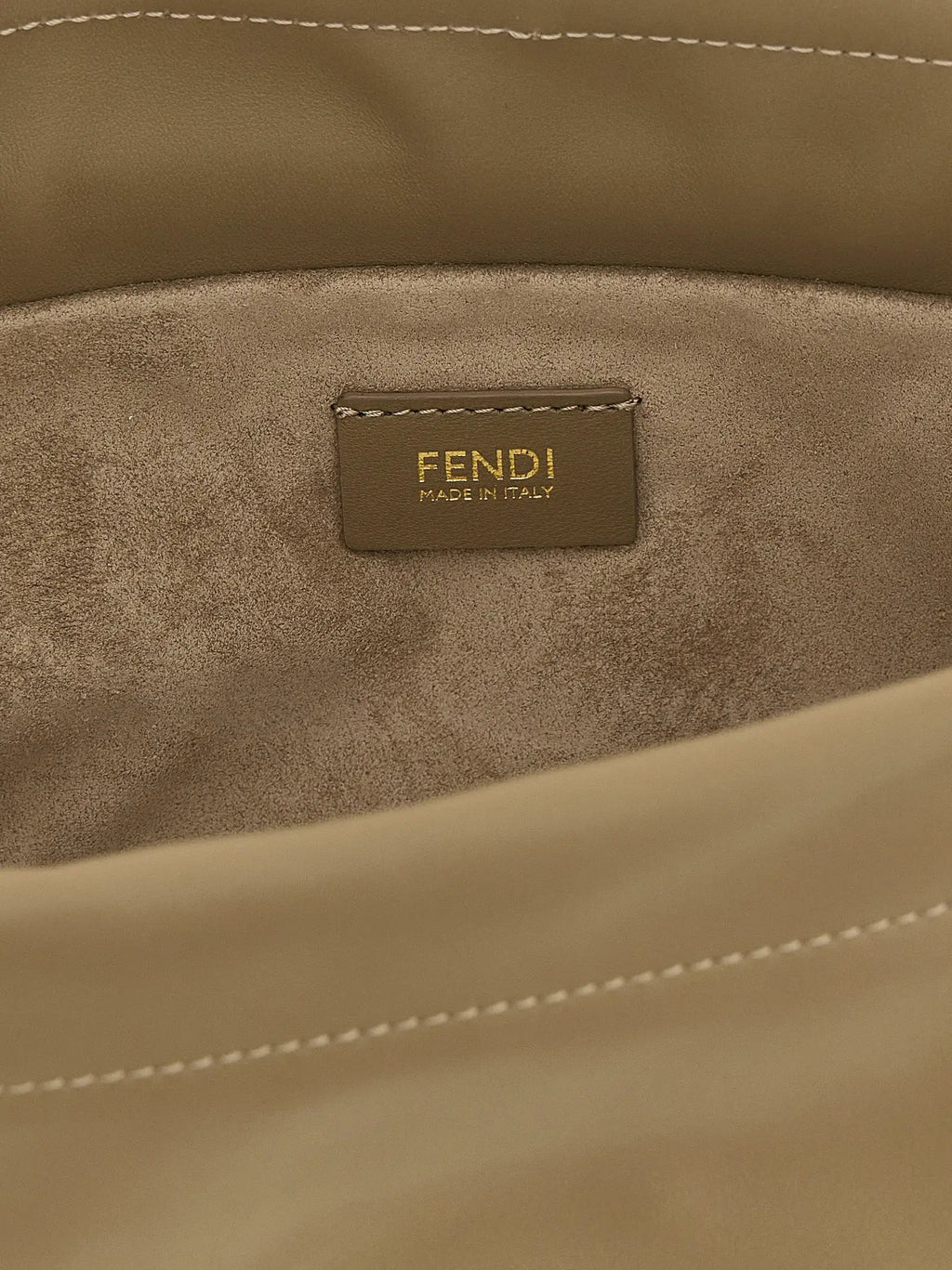 Fendi Beige Lamb Leather Handbag