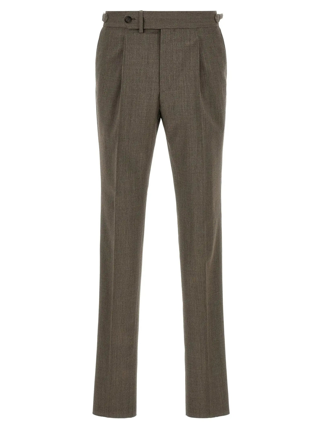 Pal Zileri Brown Wool Dress Pants