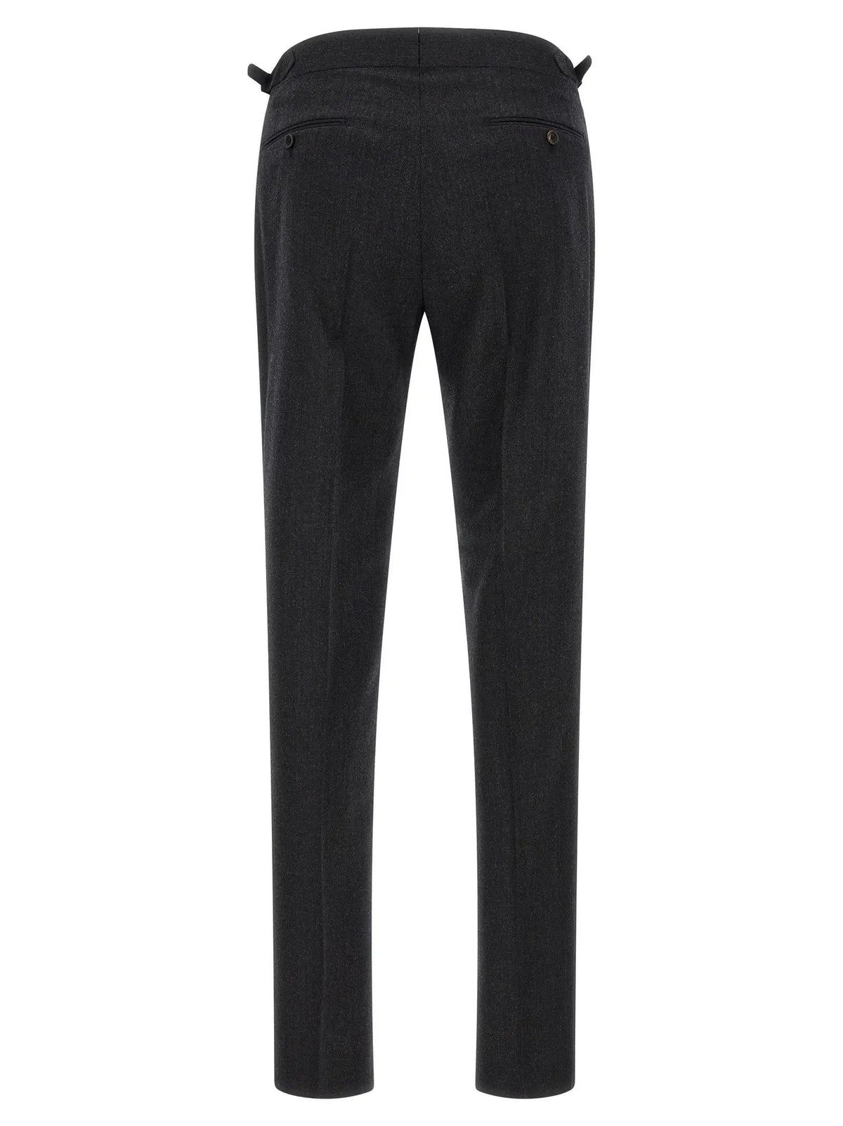 Pal Zileri Gray Wool Dress Pants