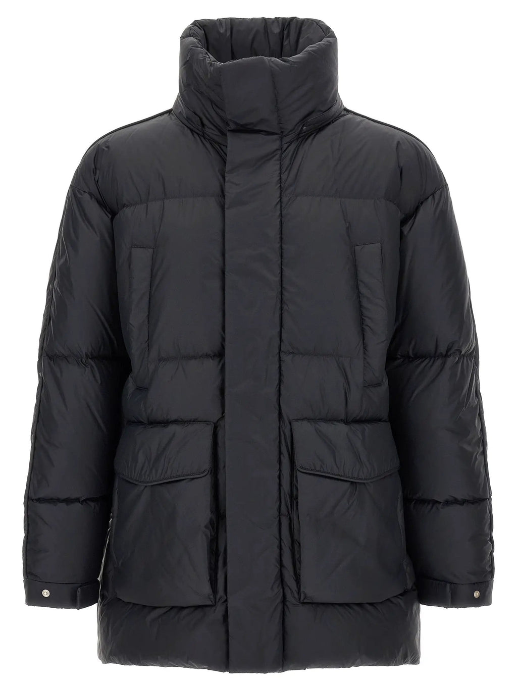 LAMINAR LAMINAR Black Polyamide Full-Length Jacket