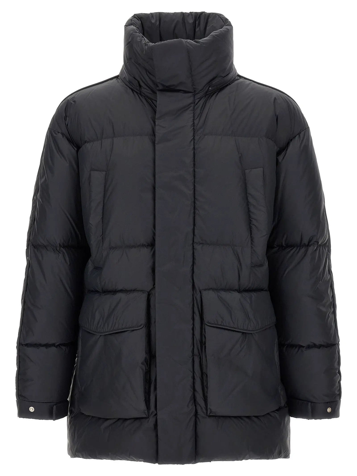 LAMINAR LAMINAR Black Polyamide Full-Length Jacket