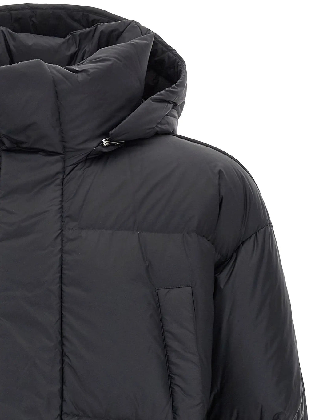LAMINAR LAMINAR Black Polyamide Full-Length Jacket